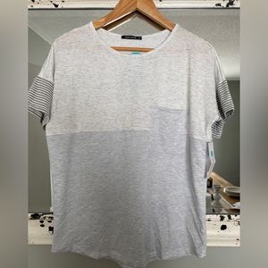 PINK CLOVER - Lima Short Sleeve Knit Top - Medium - NWT